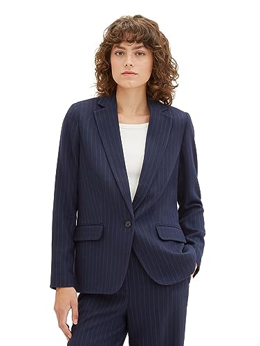 TOM TAILOR blezer damski, 33973 - Navy Pinstripe, 40