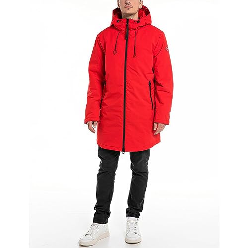 Replay parka męska, 055 Ruby Red, M