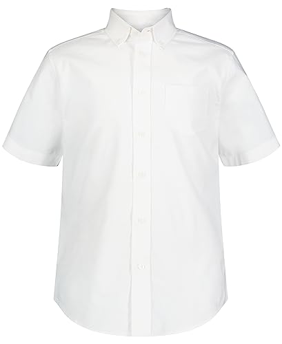 IZOD Uniform Young męska koszula z krótkim rękawem Oxford