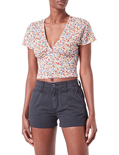 ONLY Onlpella S/S AOP JRS Top damski, Geranium/Aop:bloom Floral, M