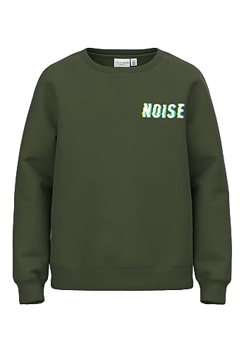 NAME IT Bluza chłopięca Nkmvosha Ls Sweat Unb K, Rifle Green, 122-128