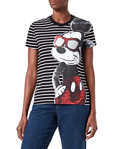 Desigual TS_Mickey Vida Chula Koszulka damska, czarny, XS