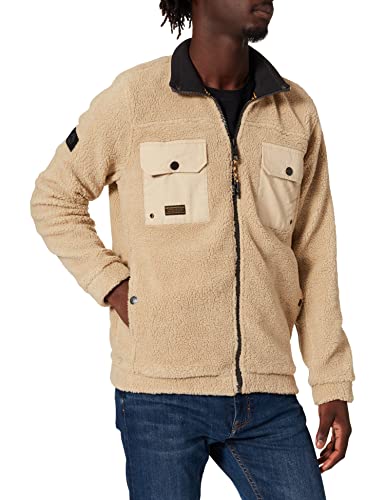 camel active Męska kurtka z dzianiny 4093216F17, wood, XL