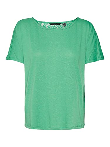 VERO MODA Vmmarijune Ss Lace Top JRS T-shirt damski, jasnozielony, S