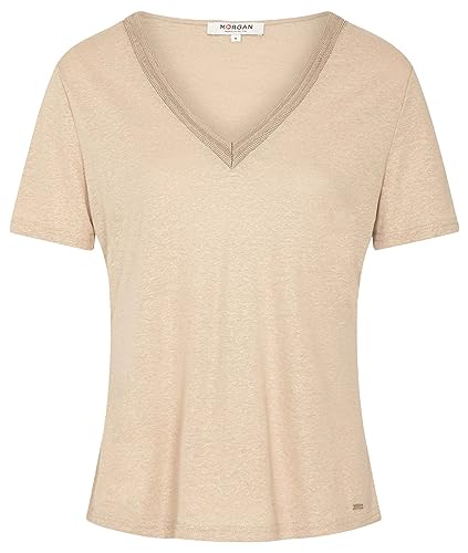 Morgan T-shirt damski, beżowy, 42