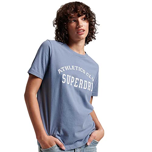 Superdry Vintage Athletic tee Koszula damska, Tidal Blue, 42