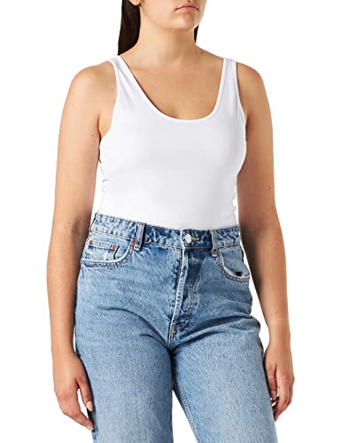 VERO MODA Damski top Vmmaxi My Soft Uu Tank Noos, biały (Bright White), L