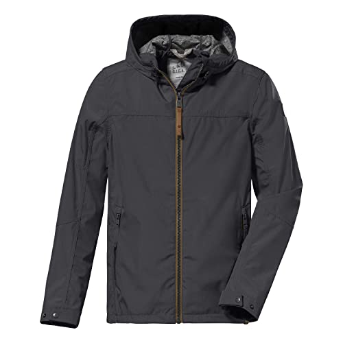 G.I.G.A. DX Męska kurtka softshell/kurtka outdoorowa z kapturem - GS 9 MN SFTSHLL JCKT, antracyt, XXL, 38213-000