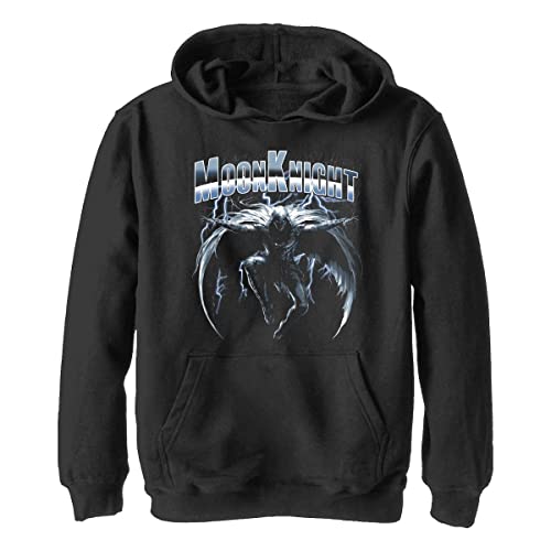 Marvel chłopięca bluza z kapturem Moon Knight Dark Rain, czarna, L, czarny, L