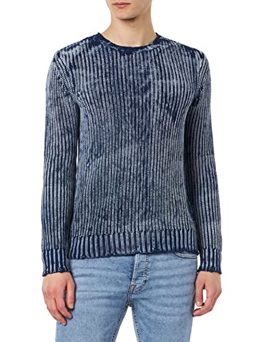 Replay sweter męski, 085 niebieski, XXL