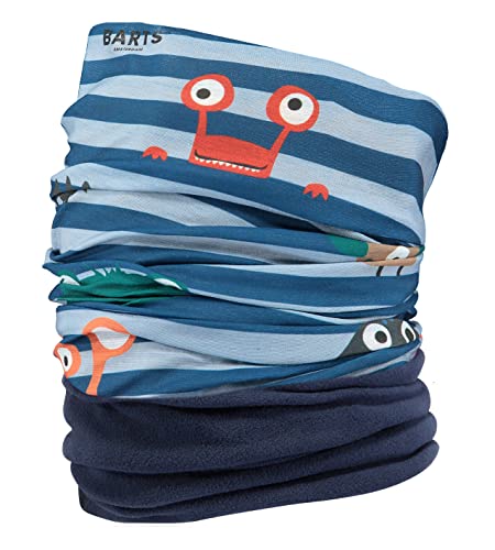 Barts Męski szalik zimowy Multicol Polar Monsters, niebieski, jeden rozmiar