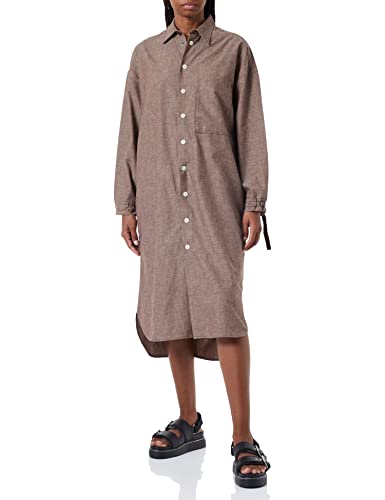G-STAR RAW Damska koszulka z długim rękawem, brązowa (Chocolat D187-285), XS