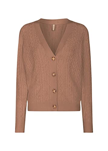 Soya Concept Sweter damski kardigan, Stucco Brown, L