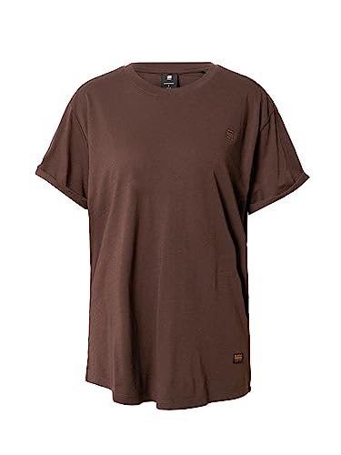 G-STAR RAW Women's Lash Fem Loose Top T-Shirt, brązowy (Chocolat 4107-285), M