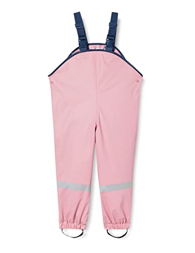 Playshoes Wodoodporne spodnie przeciwdeszczowe dla dzieci, uniseks, Różowy, pastelowy., 128