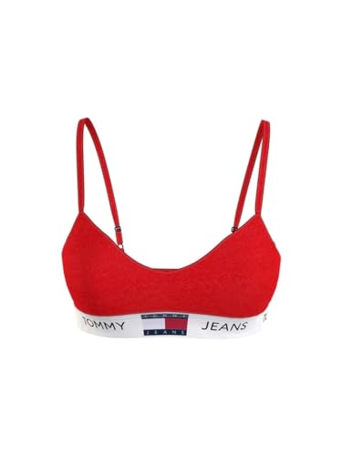 Tommy Jeans Biustonosze push-up damskie, Głęboki karmazynowy, M