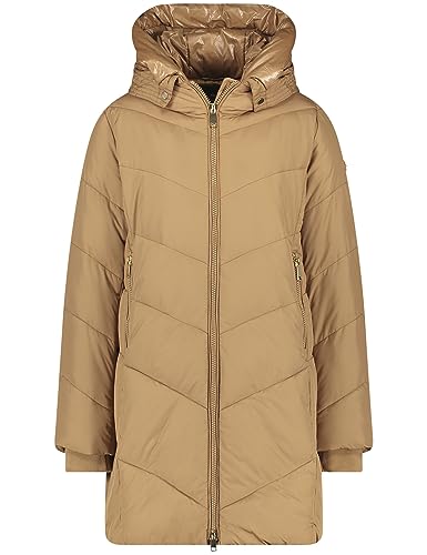 Taifun Płaszcz damski, Ciepły kasztanowy, 44