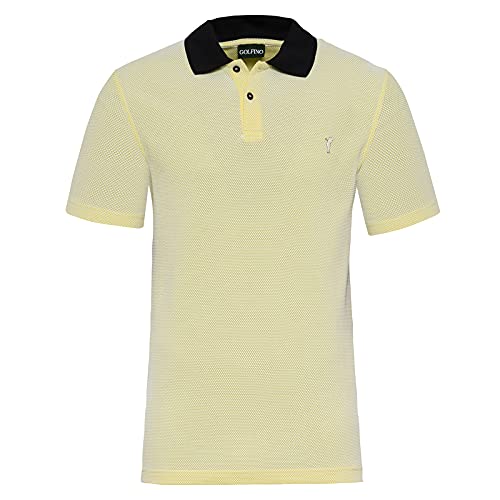 GOLFINO Męska koszulka polo 6332812 204 50, limoniada, (2 sztuki)