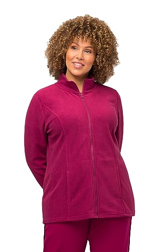 Ulla Popken, Damska kurtka polarowa, system klocków, kurtka wewnętrzna, stójka, jeżyna, 54-56 duże rozmiary