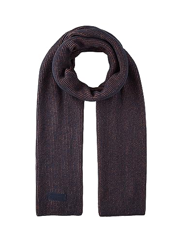 TOM TAILOR Szalik męski, 32740 – granatowa (Navy Red Orange Blue) Mouline), jeden rozmiar