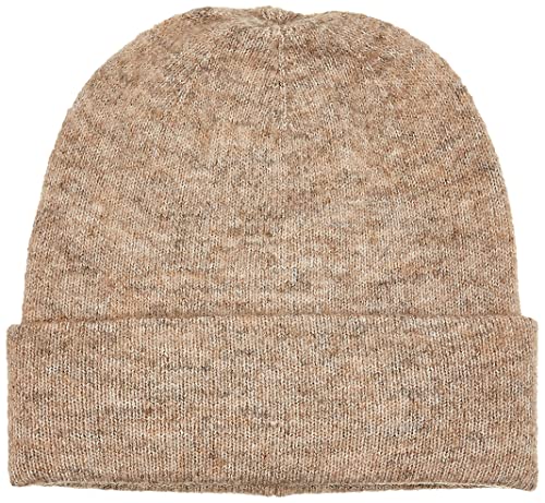 PIECES Damska czapka z kapturem PCJANINE NOOS BC z dzianiny, Fossil, One Size
