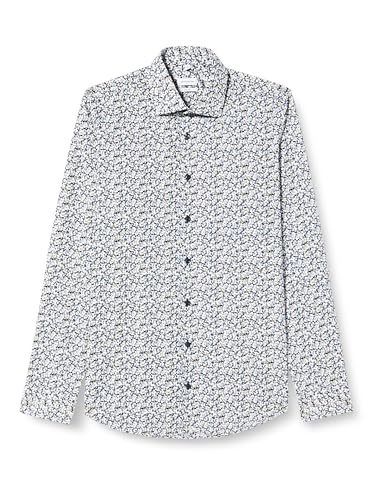 Seidensticker Męska koszula z długim rękawem, ekstra slim fit, rozmiar 44, Besch, 44
