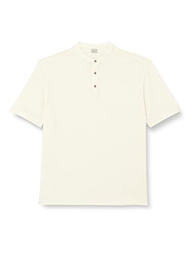 bugatti Męska koszula polo, 8150-35020, ecru-20, regular, ecru-20, M