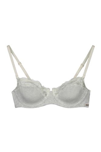 Women'secret Pretty Biustonosz Balconette Bawełna Szary, Szary, 90B