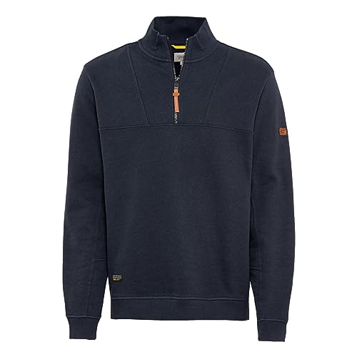 camel active sweter męski, niebieski (Night Blue), L