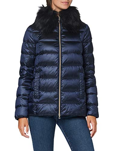 Geox W Blenda Mid JKT (W0 damska kurtka puchowa, Iridescent Blue, 44