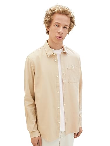 TOM TAILOR Denim koszula męska, 11704 - Silver Ecru, S