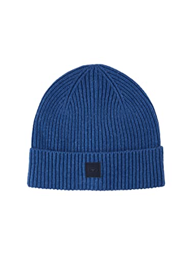 TOM TAILOR Męska czapka beanie, 19168 (Hokej Blue), jeden rozmiar