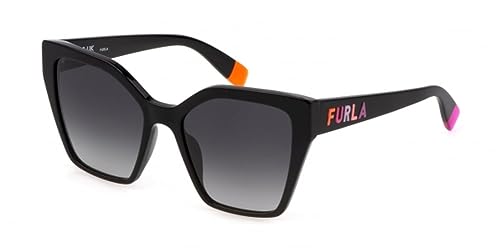 Furla Okulary damskie, Shiny Black, 54