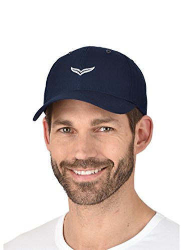 Trigema Herren Baseballmütze mit Schwinge Czapka z daszkiem Mezczyzni, Niebieski (Statek 046), L