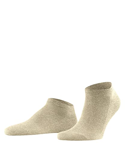 FALKE Mężczyźni Skarpety do trampek Family M SN Zrównoważona Bawełna krótkie jednokolorowe 1 Para, Beżowy (Sand Melange 4650), 39-42