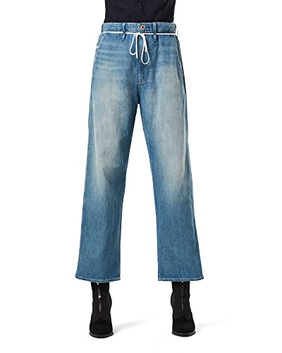 G-STAR RAW Lintell High Dad dżinsy damskie, Niebieski (Antic Faded Marine Blue D17196-9657-b460), 25W / 32L