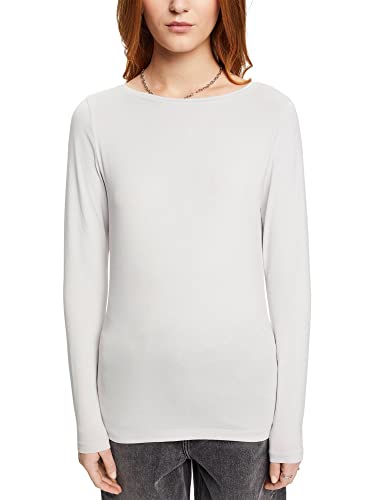 ESPRIT Collection T-shirt damski, 050/pastelowy szary, XS