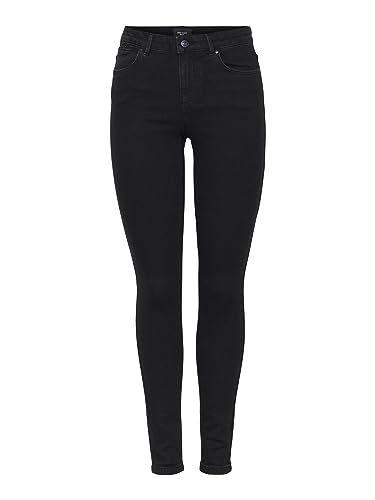 VERO MODA Dżinsy damskie, czarny, (XS) W / 32L