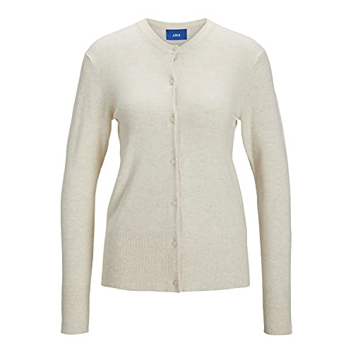 JACK & JONES Damska kurtka Jjxx Jxolivia Ls Soft Cardigan Knit Noos z dzianiny, Snow White, XS