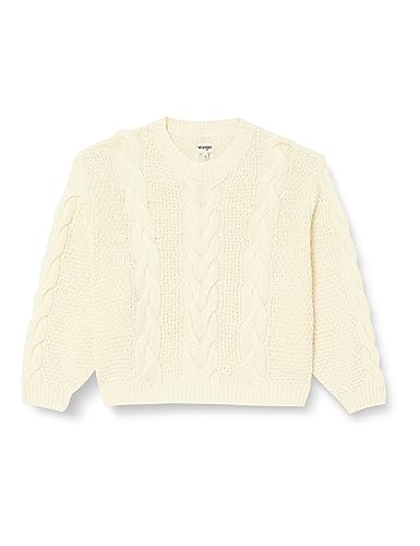 Wrangler Damski sweter z okrągłym dekoltem, Worn White, S