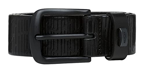 Replay Męski pasek AM2659, 098 czarny, 105, 098 BLACK
