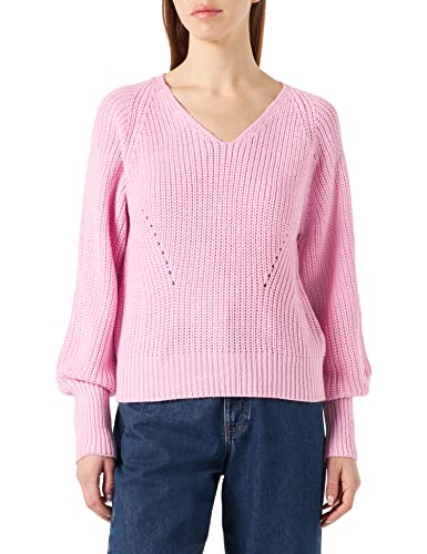 JDY Jdyjusty L/S dekolt w serek Knt Noos sweter damski, Torebka Lilac, XS