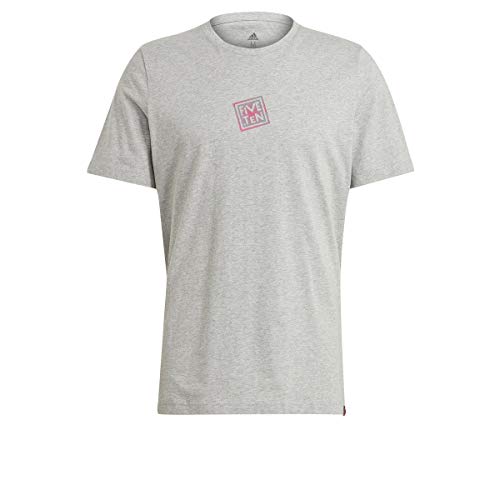 adidas T-shirt męski, mszaryh, XXL