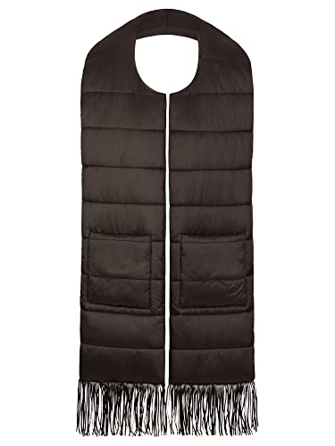 ApartFashion Szalik damski, czarny, jeden rozmiar