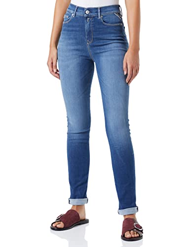 Replay jeansy damskie mjla, 009 Medium Blue, 28W / 32L