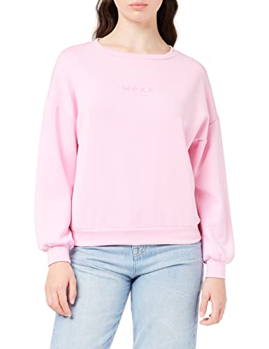 Mexx Damska bluza z okrągłym dekoltem, pryzm Pink, S