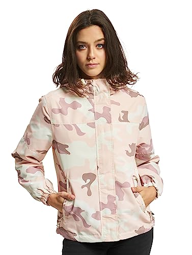 Brandit Damska kurtka letnia z zamkiem błyskawicznym z przodu, kurtka wiatrówka, Candy Camo, XS, candy camo, XS