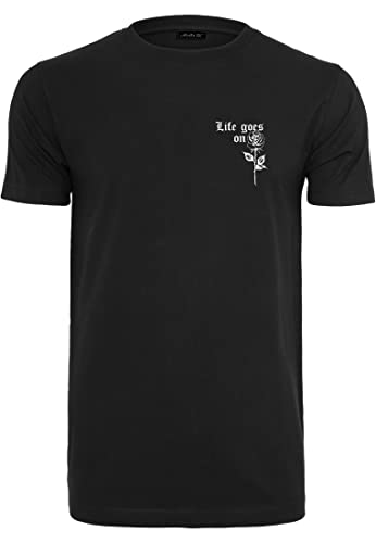 Mister Tee T-shirt męski Life Goes On Tee Black S, czarny, S