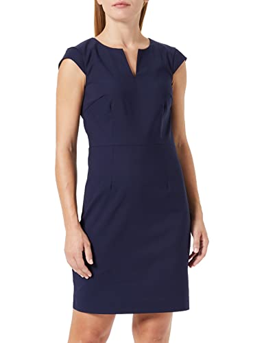 TOM TAILOR Damski etui sukienka 1033589, 30025 - Navy Midnight Blue, 34