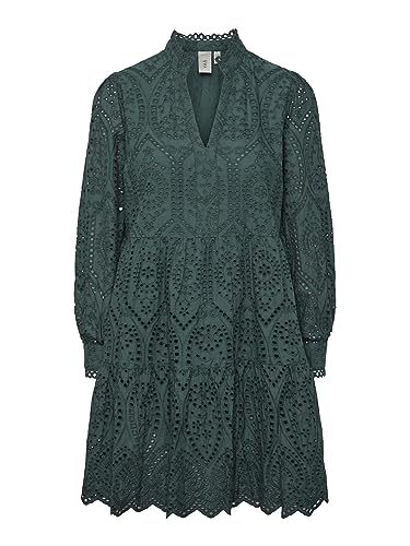 YAS Damska sukienka Yasholi Ls Dress S. Noos, Garden Topiary, S